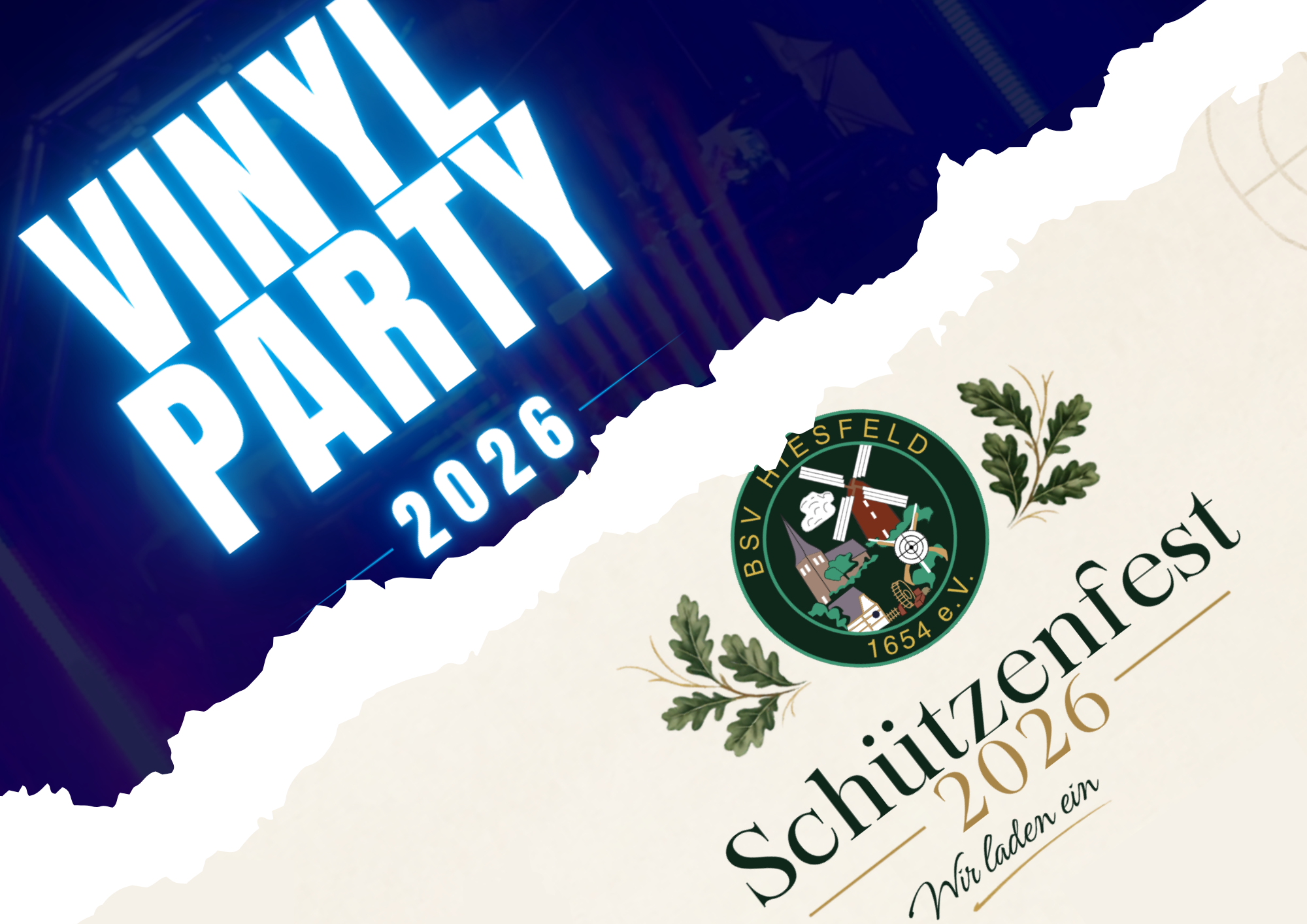 Vinyl Party und Schützenfest 2026